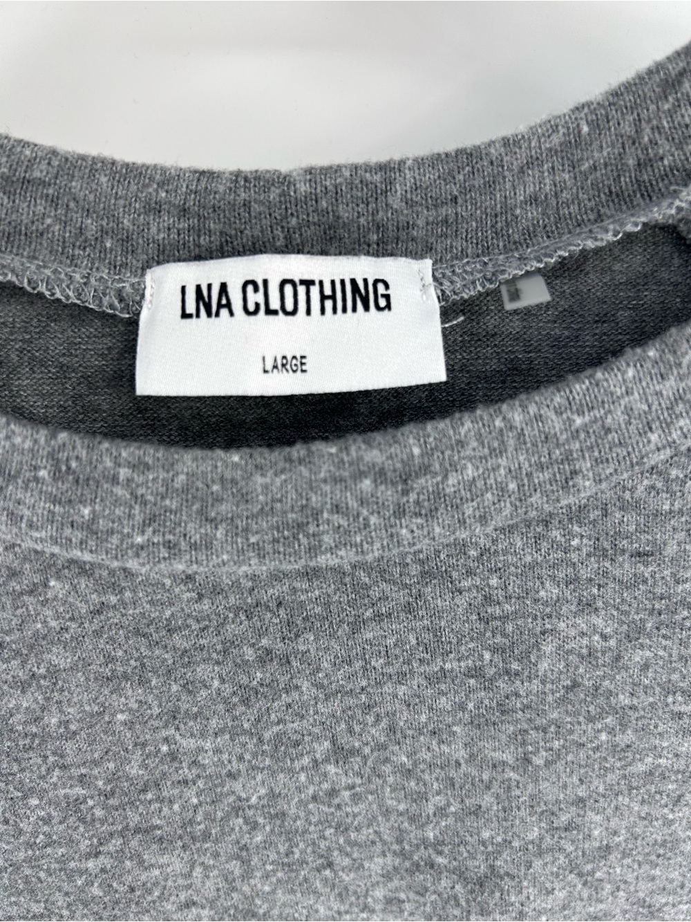 LNA Revolve Women’s Lightweight Crewneck‎ Sweater - Gray - Large - Picture 3 of 3